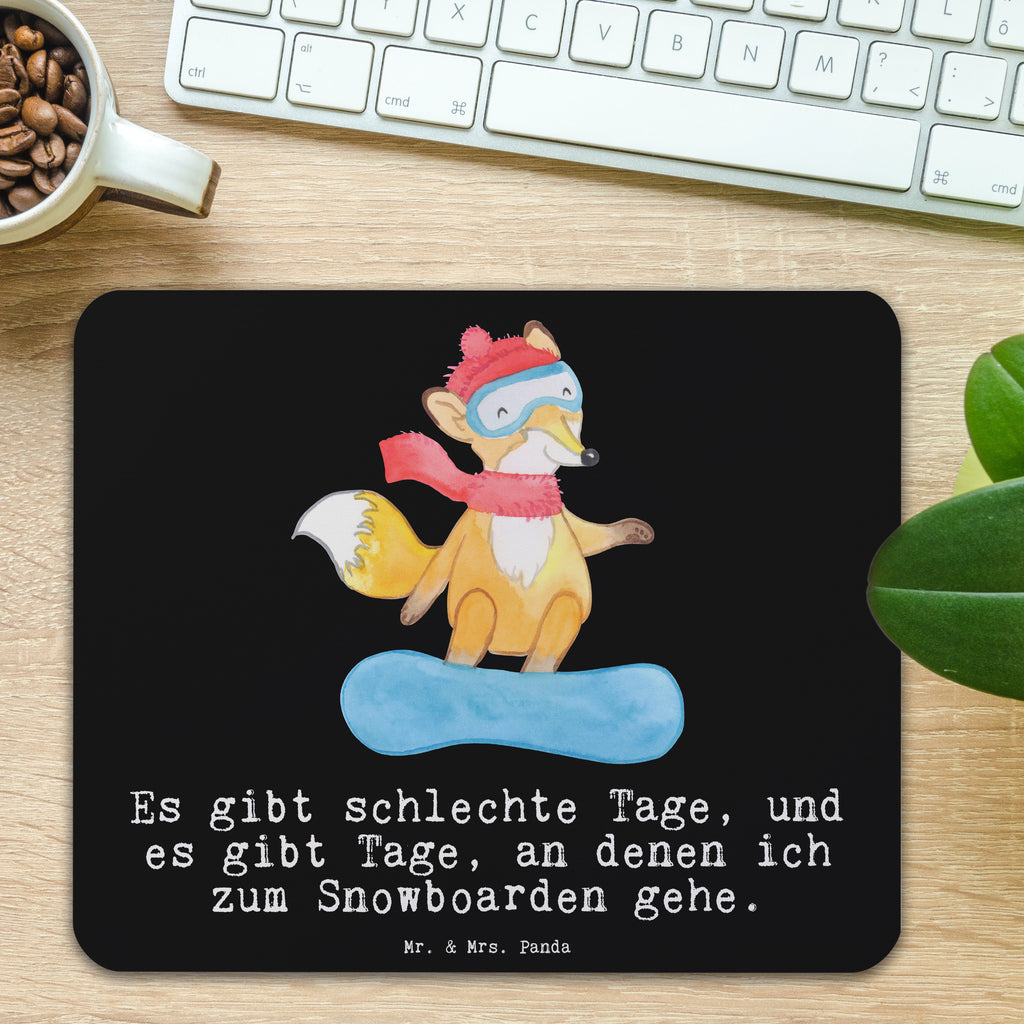 Mauspad Fuchs Snowboarden Tage Mousepad, Computer zubehör, Büroausstattung, PC Zubehör, Arbeitszimmer, Mauspad, Einzigartiges Mauspad, Designer Mauspad, Geschenk, Sport, Sportart, Hobby, Schenken, Danke, Dankeschön, Auszeichnung, Gewinn, Sportler, Snowboard, snowboarden, Wintersport, Snowboardschule, Winterurlaub