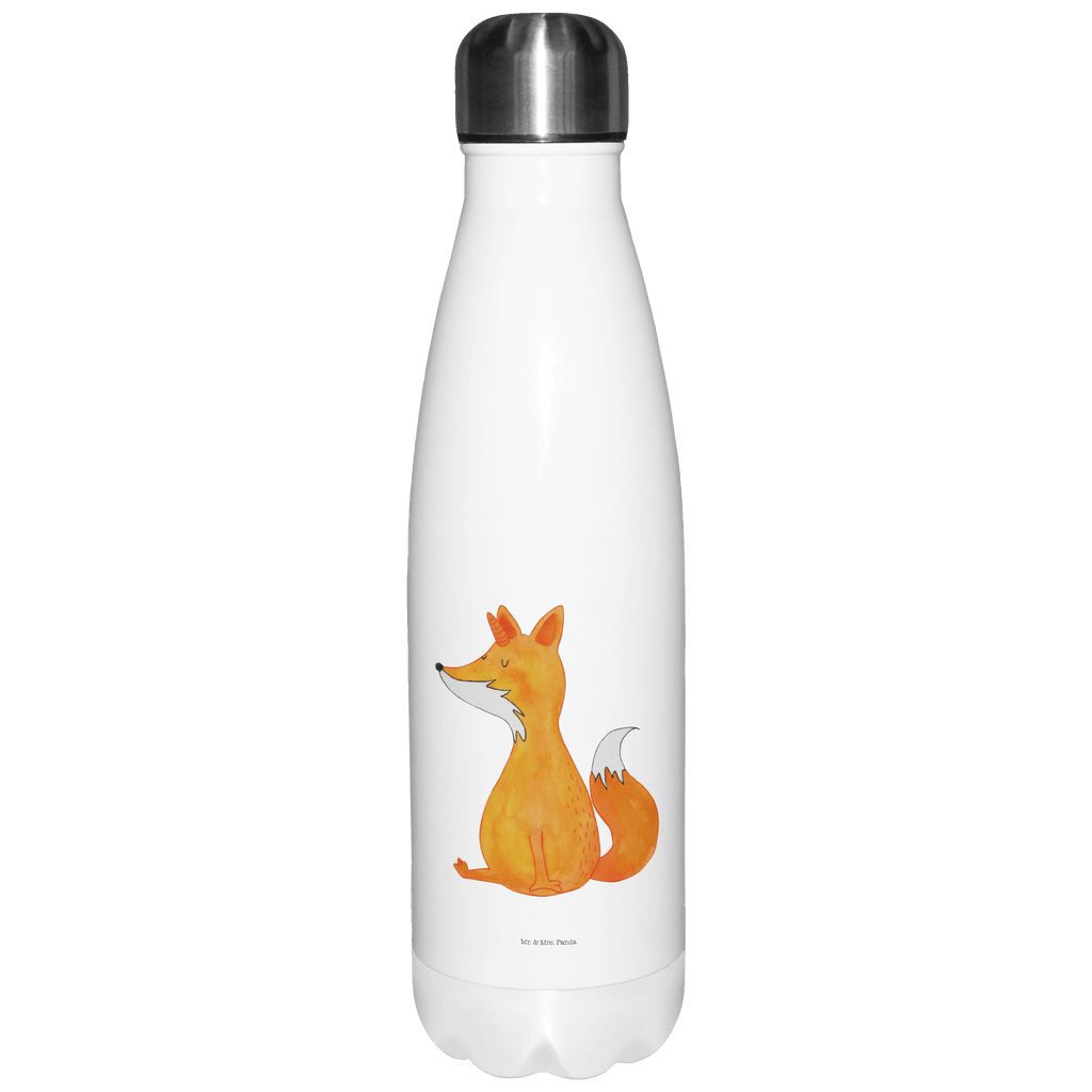 Thermosflasche Fuchshörnchen Isolierflasche, Thermoflasche, Trinkflasche, Thermos, Edelstahl, Einhorn, Einhörner, Einhorn Deko, Pegasus, Unicorn, Fuchs, Unicorns, Fuchshörnchen, Fuchshorn, Foxycorn, Füchse