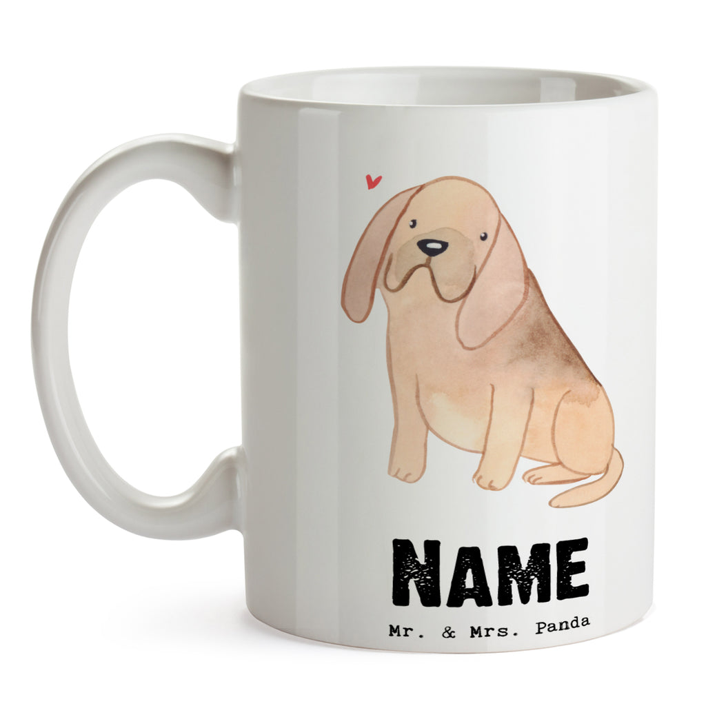 Personalisierte Tasse Bloodhound Lebensretter Personalisierte Tasse, Namenstasse, Wunschname, Personalisiert, Tasse, Namen, Drucken, Tasse mit Namen, Hund, Hunderasse, Rassehund, Hundebesitzer, Geschenk, Tierfreund, Schenken, Welpe, Bluthund, Bloodhound, St. Hubertushund, Chien de Saint Hubert