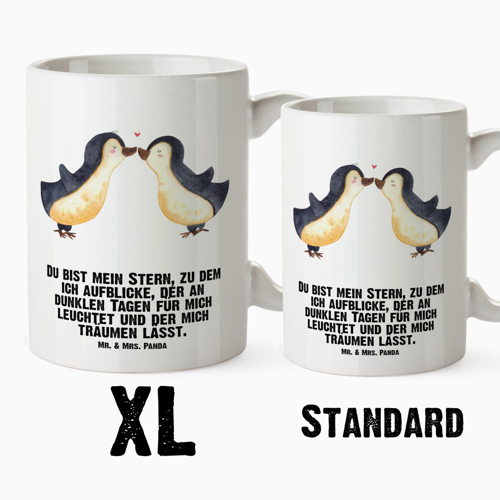 XL Tasse Pinguin Liebe XL Tasse, Große Tasse, Grosse Kaffeetasse, XL Becher, XL Teetasse, spülmaschinenfest, Jumbo Tasse, Groß, Liebe, Partner, Freund, Freundin, Ehemann, Ehefrau, Heiraten, Verlobung, Heiratsantrag, Liebesgeschenk, Jahrestag, Hocheitstag, Pinguin, Pinguine, Pinguin Paar, Pinguinpaar, Pinguin Liebe, Paar, Pärchen. Liebespaar, Liebesbeweis, Liebesspruch, Hochzeitstag, Geschenk Freund, Geschenk Freundin, Verlobte, Verlobter, Love, Geschenk Hochzeitstag, Geschenkidee, Hochzeit, Gastgeschenk