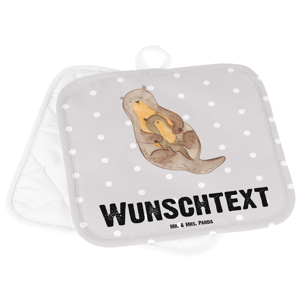 Personalisierte Topflappen Otter mit Kind Topflappen personalisiert, Personalisierte Topfuntersetzer, Personalisierter Ofenhandschuh, Topflappen Set personalisiert, Topflappen mit Namen, Namensaufdruck, Otter, Fischotter, Seeotter, Otter Seeotter See Otter