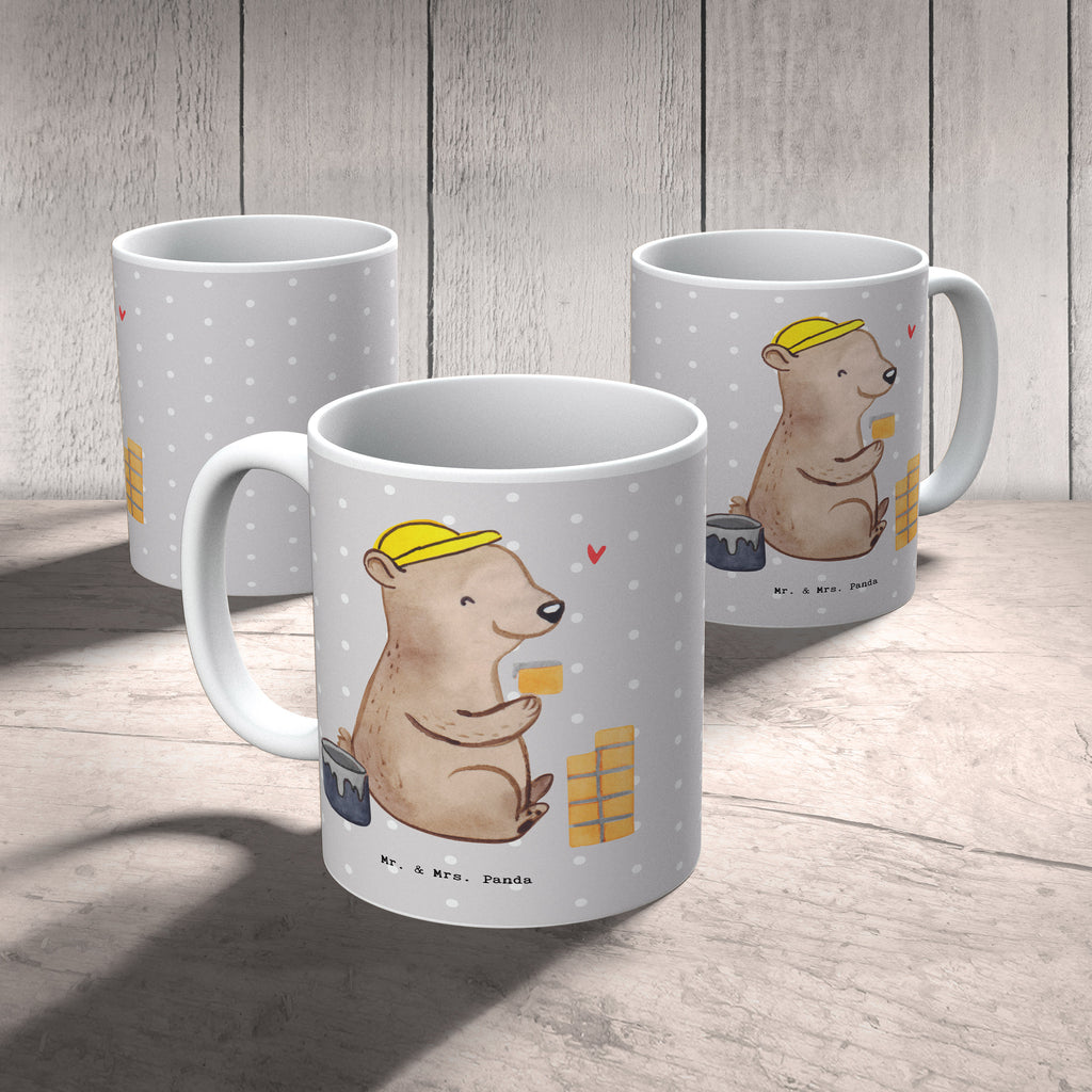 Tasse Maurer mit Herz Tasse, Kaffeetasse, Teetasse, Becher, Kaffeebecher, Teebecher, Keramiktasse, Porzellantasse, Büro Tasse, Geschenk Tasse, Tasse Sprüche, Tasse Motive, Kaffeetassen, Tasse bedrucken, Designer Tasse, Cappuccino Tassen, Schöne Teetassen, Beruf, Ausbildung, Jubiläum, Abschied, Rente, Kollege, Kollegin, Geschenk, Schenken, Arbeitskollege, Mitarbeiter, Firma, Danke, Dankeschön, Maurer, Maurermeister, Gesellenprüfung, Handwerker, Maurerbetrieb