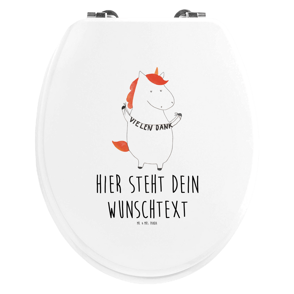 Personalisierter WC Sitz Motiv Einhorn Vielen Dank Personalisierte Klobrille, Personalisierter Klodeckel, Personalisierter Toilettendeckel, Personalisierter WC-Sitz, Toilettendeckel mit Namen, WC Sitz mit Namen, Einhorn, Einhörner, Einhorn Deko, Unicorn, Danke, vielen Dank, Dankeschön, Danksagung