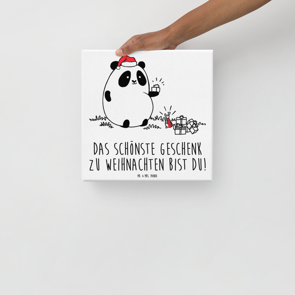 Leinwand Bild Panda Weihnachtsgeschenk Leinwand, Bild, Kunstdruck, Wanddeko, Dekoration