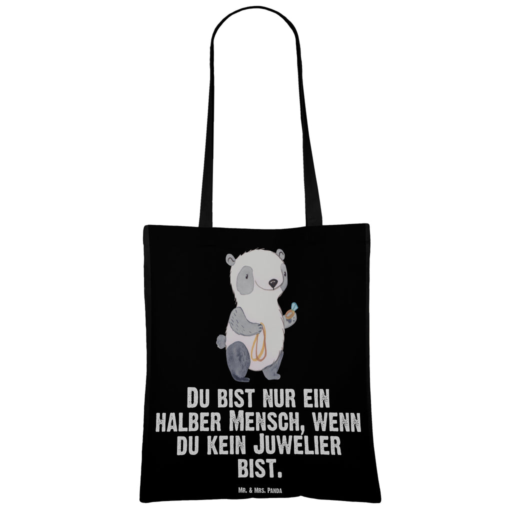 Tragetasche Juwelier mit Herz Beuteltasche, Beutel, Einkaufstasche, Jutebeutel, Stoffbeutel, Tasche, Shopper, Umhängetasche, Strandtasche, Schultertasche, Stofftasche, Tragetasche, Badetasche, Jutetasche, Einkaufstüte, Laptoptasche, Beruf, Ausbildung, Jubiläum, Abschied, Rente, Kollege, Kollegin, Geschenk, Schenken, Arbeitskollege, Mitarbeiter, Firma, Danke, Dankeschön, Juwelier, Goldschmied, Schmuckwarenhändler, Schmuckgeschäft, Eröffnung