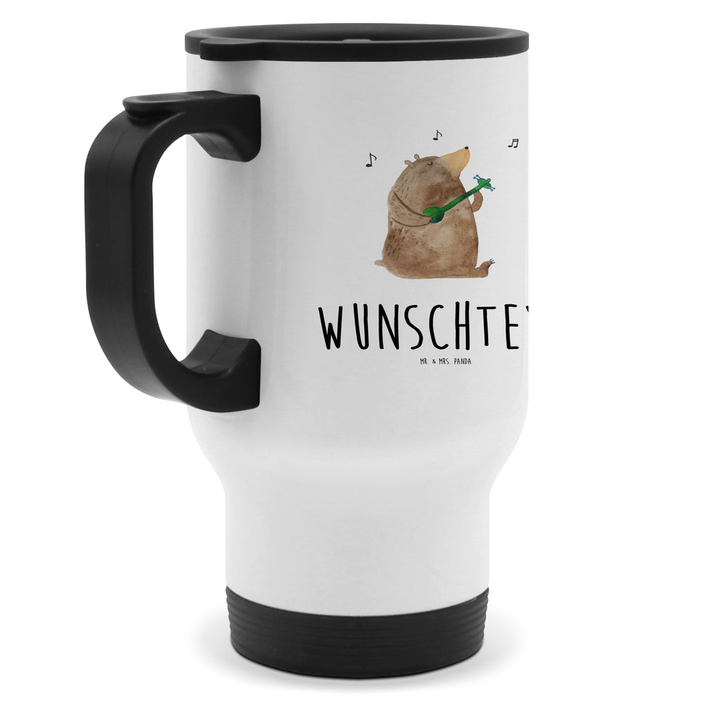 Personalisierter Thermobecher Bär Gitarre Personalisierter Thermobecher, Personalisierter To Go Becher, Personalisierte Thermotasse, Personalisierter Kaffeebecher, Personalisierter Isolierbecher, Thermobecher personalisieren, Thermobecher mit Namen, Thermobecher selbst gestalten, Wunschname, Spülmaschinenfest, Bedrucken, Isolierbecher mit Namen, Isolierbecher selbst gestalten, Thermotasse personalisieren, Thermotasse mit Namen, Bär, Teddy, Teddybär