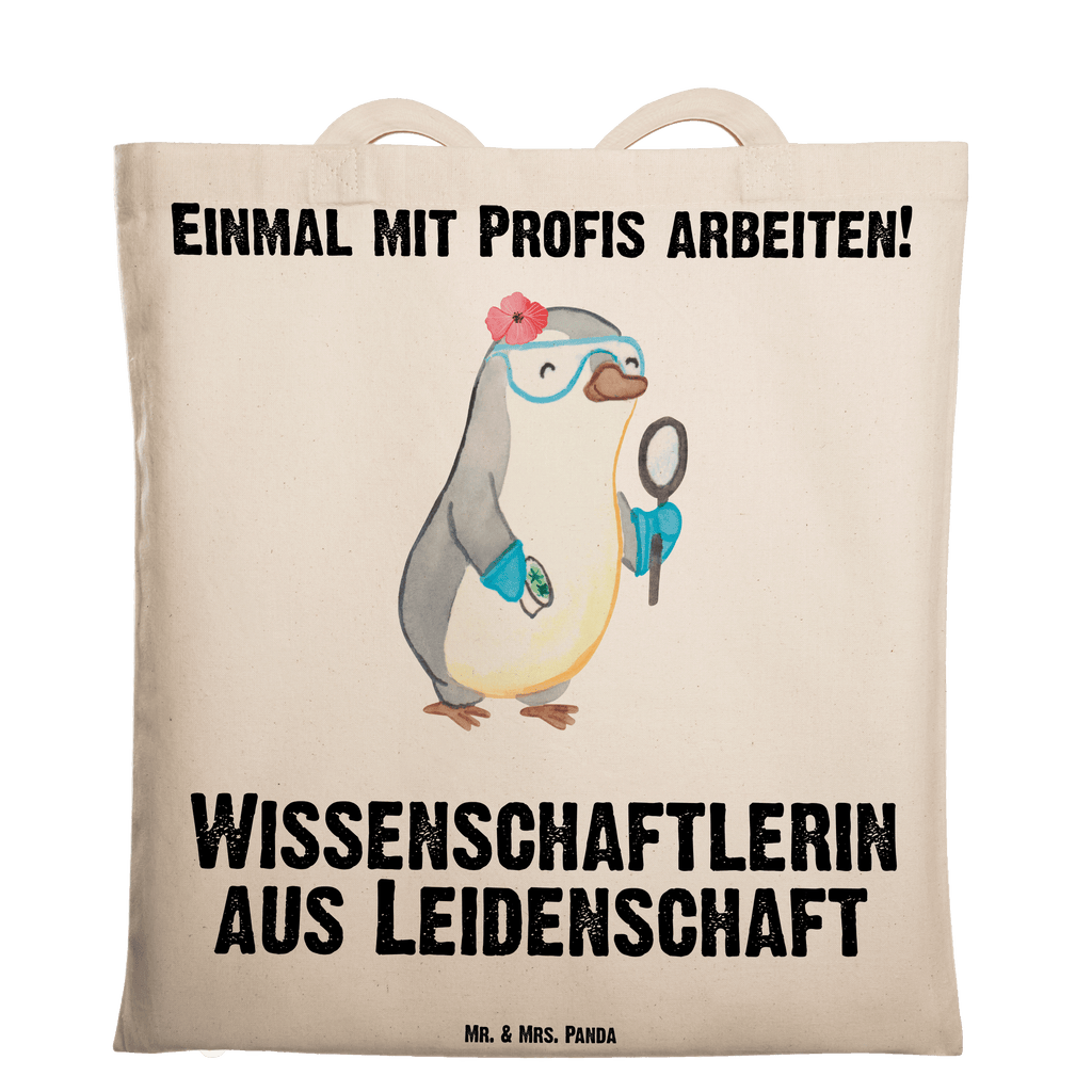 Tragetasche Wissenschaftlerin aus Leidenschaft Beuteltasche, Beutel, Einkaufstasche, Jutebeutel, Stoffbeutel, Tasche, Shopper, Umhängetasche, Strandtasche, Schultertasche, Stofftasche, Tragetasche, Badetasche, Jutetasche, Einkaufstüte, Laptoptasche, Beruf, Ausbildung, Jubiläum, Abschied, Rente, Kollege, Kollegin, Geschenk, Schenken, Arbeitskollege, Mitarbeiter, Firma, Danke, Dankeschön, Wissenschaftlerin, Forscherin, Akademikerin, Universität, Forschungseinrichtung