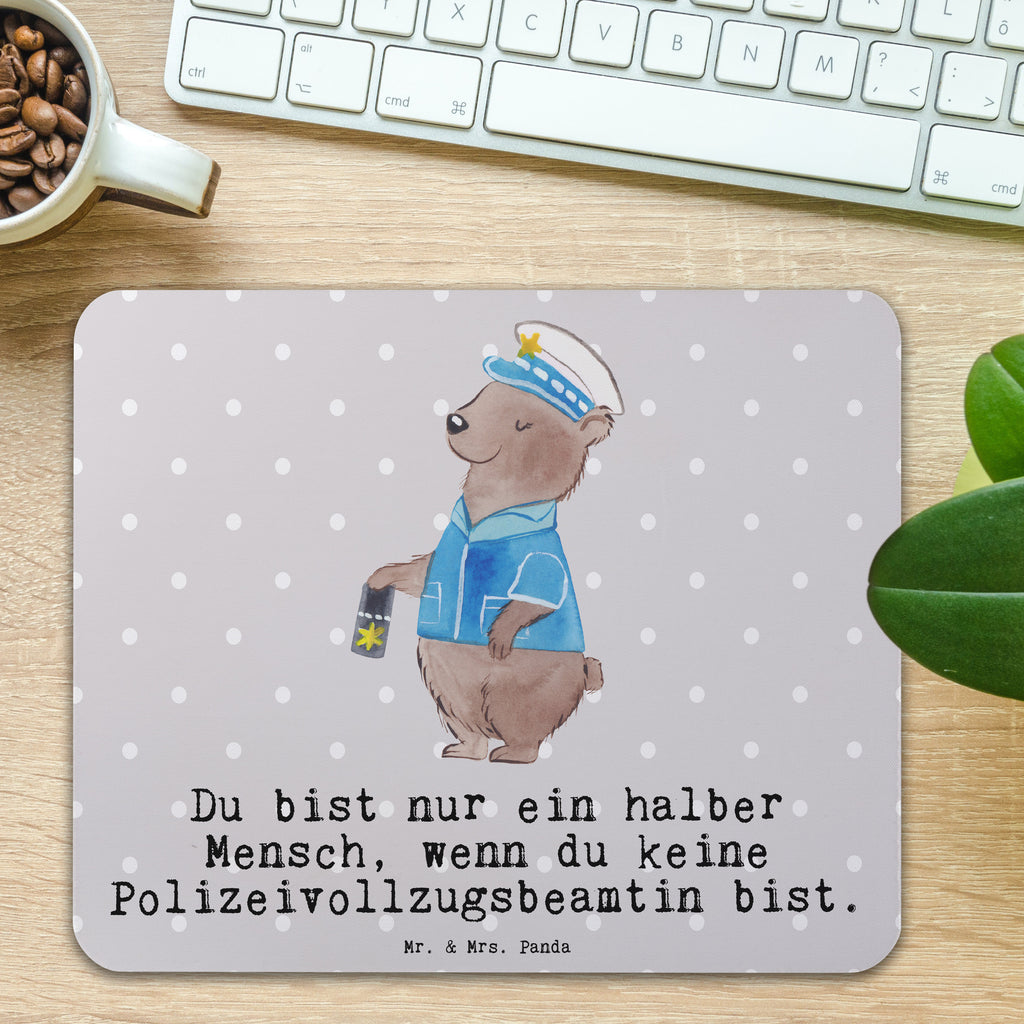 Mauspad Polizeivollzugsbeamtin mit Herz Mousepad, Computer zubehör, Büroausstattung, PC Zubehör, Arbeitszimmer, Mauspad, Einzigartiges Mauspad, Designer Mauspad, Mausunterlage, Mauspad Büro, Beruf, Ausbildung, Jubiläum, Abschied, Rente, Kollege, Kollegin, Geschenk, Schenken, Arbeitskollege, Mitarbeiter, Firma, Danke, Dankeschön, Polizeivollzugsbeamte, Polizistin, Polizei