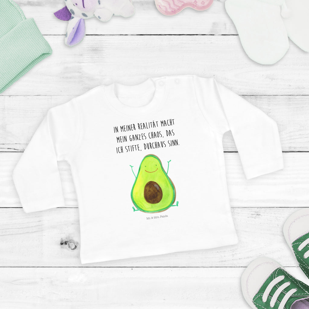 Baby Longsleeve Avocado Happy Mädchen, Jungen, Baby, Longsleeve, Langarm, Bio, Kleidung, uni, Langarmshirt, Avocado, Veggie, Vegan, Gesund, Chaos