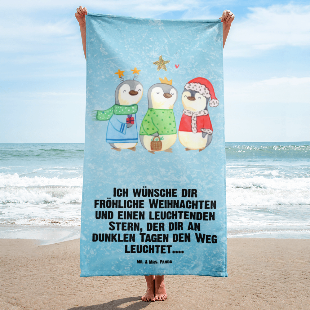 XL Badehandtuch Winterzeit Heilige drei Könige Handtuch, Badetuch, Duschtuch, Strandtuch, Saunatuch, Winter, Weihnachten, Weihnachtsdeko, Nikolaus, Advent, Heiligabend, Wintermotiv, Weihnachtsmann, Heilige drei Könige, Weihnachtstage, Weihnachtszeit