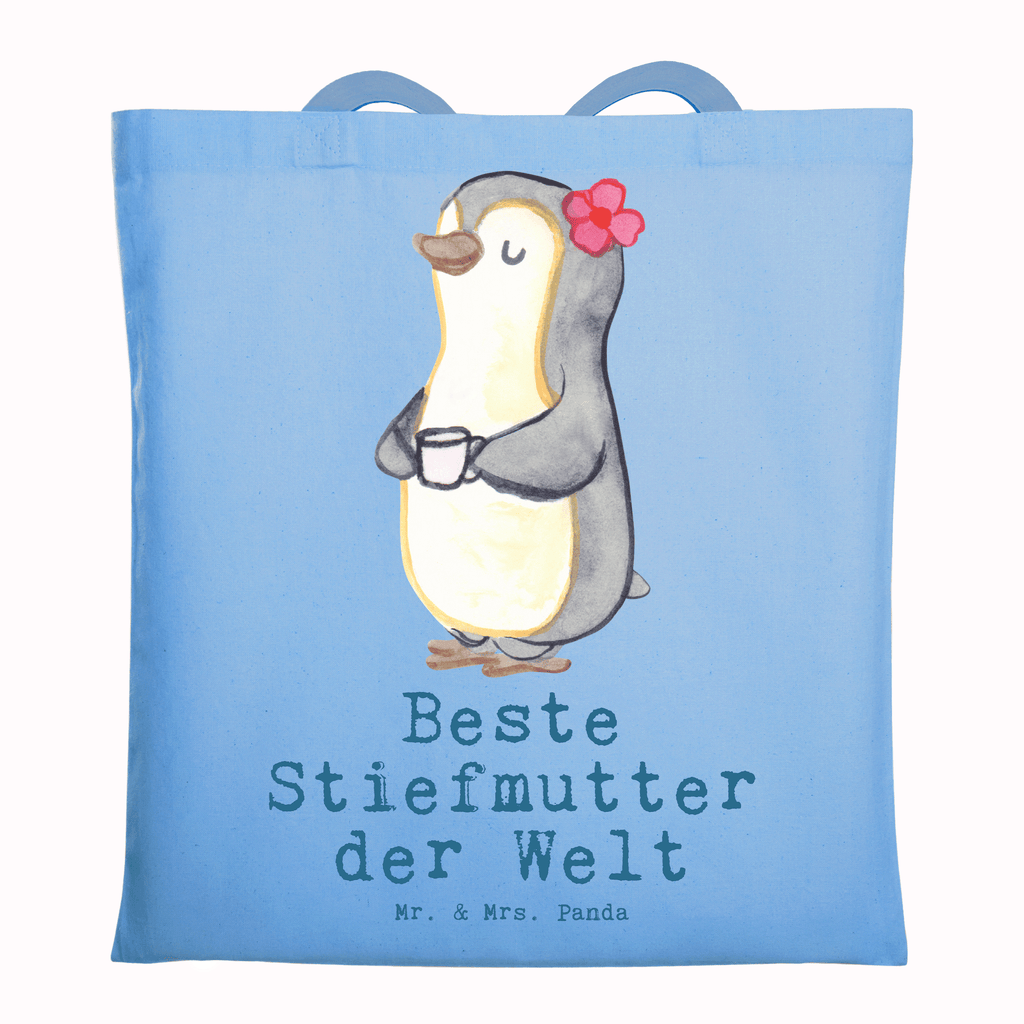 Tragetasche Pinguin Beste Stiefmutter der Welt Beuteltasche, Beutel, Einkaufstasche, Jutebeutel, Stoffbeutel, Tasche, Shopper, Umhängetasche, Strandtasche, Schultertasche, Stofftasche, Tragetasche, Badetasche, Jutetasche, Einkaufstüte, Laptoptasche, für, Dankeschön, Geschenk, Schenken, Geburtstag, Geburtstagsgeschenk, Geschenkidee, Danke, Bedanken, Mitbringsel, Freude machen, Geschenktipp, Stiefmutter, Stief Mutter, Stiefmama, Mami, Mutter, Muttertag, Mutti, Mama, Tochter, Sohn, Beste