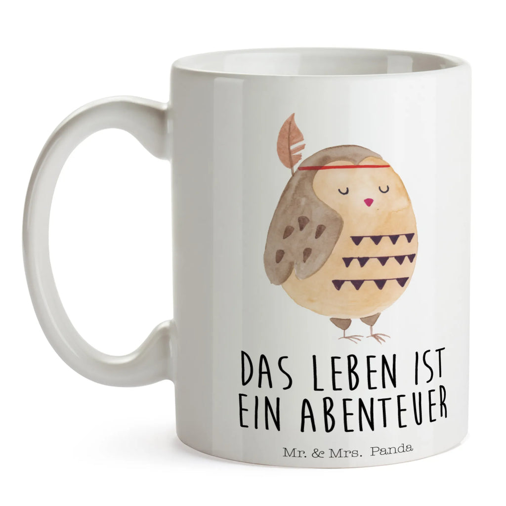 Tasse Eule Federschmuck Tasse, Kaffeetasse, Teetasse, Becher, Kaffeebecher, Teebecher, Keramiktasse, Porzellantasse, Büro Tasse, Geschenk Tasse, Tasse Sprüche, Tasse Motive, Kaffeetassen, Tasse bedrucken, Designer Tasse, Cappuccino Tassen, Schöne Teetassen, Eule, Eule Deko, Owl, Das Leben ist ein Abenteuer, Reisespruch, Federschmuck, Dekoration