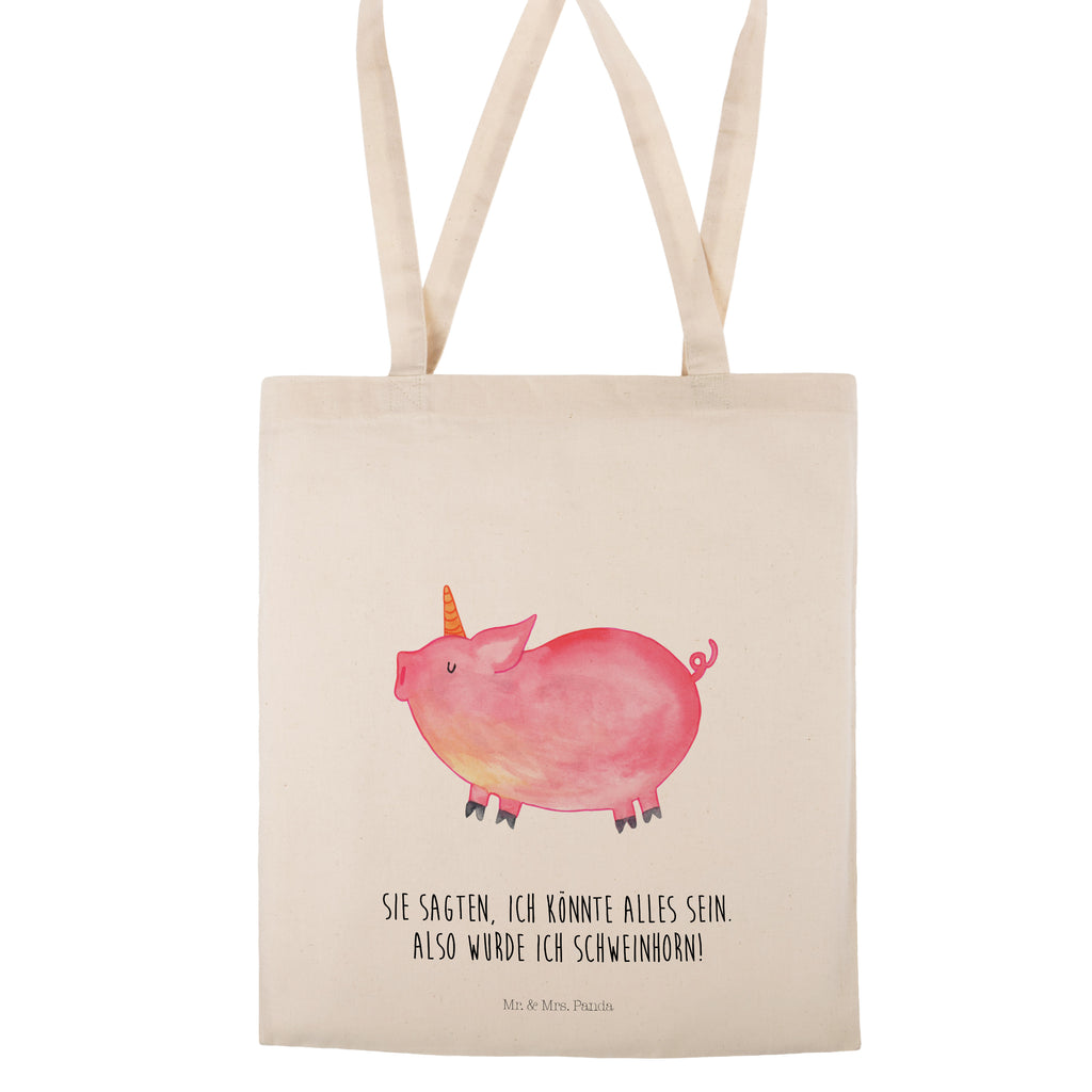 Tragetasche Einhorn Schweinhorn Beuteltasche, Beutel, Einkaufstasche, Jutebeutel, Stoffbeutel, Tasche, Shopper, Umhängetasche, Strandtasche, Schultertasche, Stofftasche, Tragetasche, Badetasche, Jutetasche, Einkaufstüte, Laptoptasche, Einhorn, Einhörner, Einhorn Deko, Pegasus, Unicorn, Party, Spaß, Schwein, Schweinhorn, Bauer, witzig. lustig, Spruch, geschenk, Pig, Piggy, funny, english, englisch