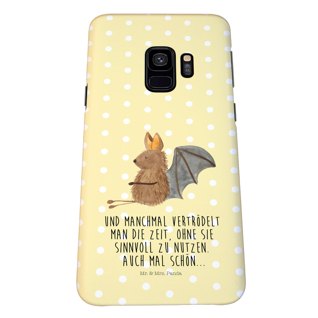 Handyhülle Fledermaus Sitzen Handyhülle, Handycover, Cover, Handy, Hülle, Iphone 10, Iphone X, Tiermotive, Gute Laune, lustige Sprüche, Tiere, Fledermaus, Fledermäuse, Motivation, entspannen