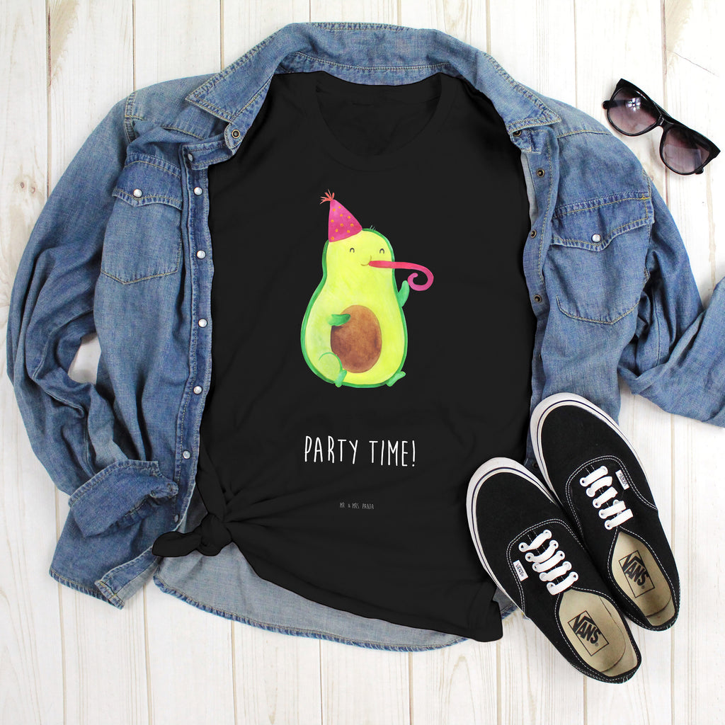 T-Shirt Standard Avocado Party Time T-Shirt, Shirt, Tshirt, Lustiges T-Shirt, T-Shirt mit Spruch, Party, Junggesellenabschied, Jubiläum, Geburstag, Herrn, Damen, Männer, Frauen, Schlafshirt, Nachthemd, Sprüche, Avocado, Veggie, Vegan, Gesund