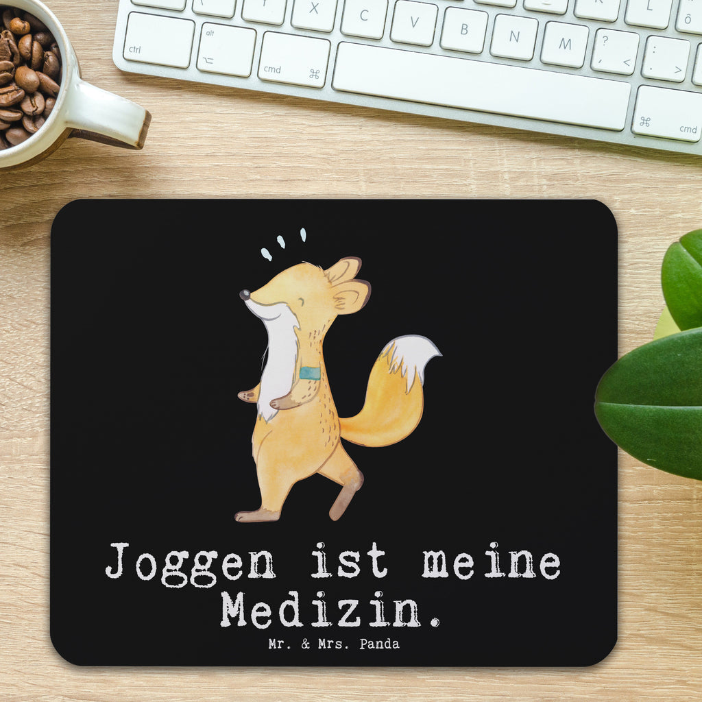 Mauspad Fuchs Joggen Medizin Mousepad, Computer zubehör, Büroausstattung, PC Zubehör, Arbeitszimmer, Mauspad, Einzigartiges Mauspad, Designer Mauspad, Mausunterlage, Mauspad Büro, Geschenk, Sport, Sportart, Hobby, Schenken, Danke, Dankeschön, Auszeichnung, Gewinn, Sportler, Joggen, Dauerlauf, Laufsport, Laufen