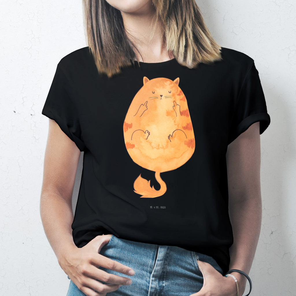 T-Shirt Standard Katze Mittelfinger T-Shirt, Shirt, Tshirt, Lustiges T-Shirt, T-Shirt mit Spruch, Party, Junggesellenabschied, Jubiläum, Geburstag, Herrn, Damen, Männer, Frauen, Schlafshirt, Nachthemd, Sprüche, Katze, Katzenmotiv, Katzenfan, Katzendeko, Katzenfreund, Katzenliebhaber, Katzenprodukte, Katzenartikel, Katzenaccessoires, Katzensouvenirs, Katzenliebhaberprodukte, Katzenmotive, Katzen, Kater, Mietze, Cat, Cats