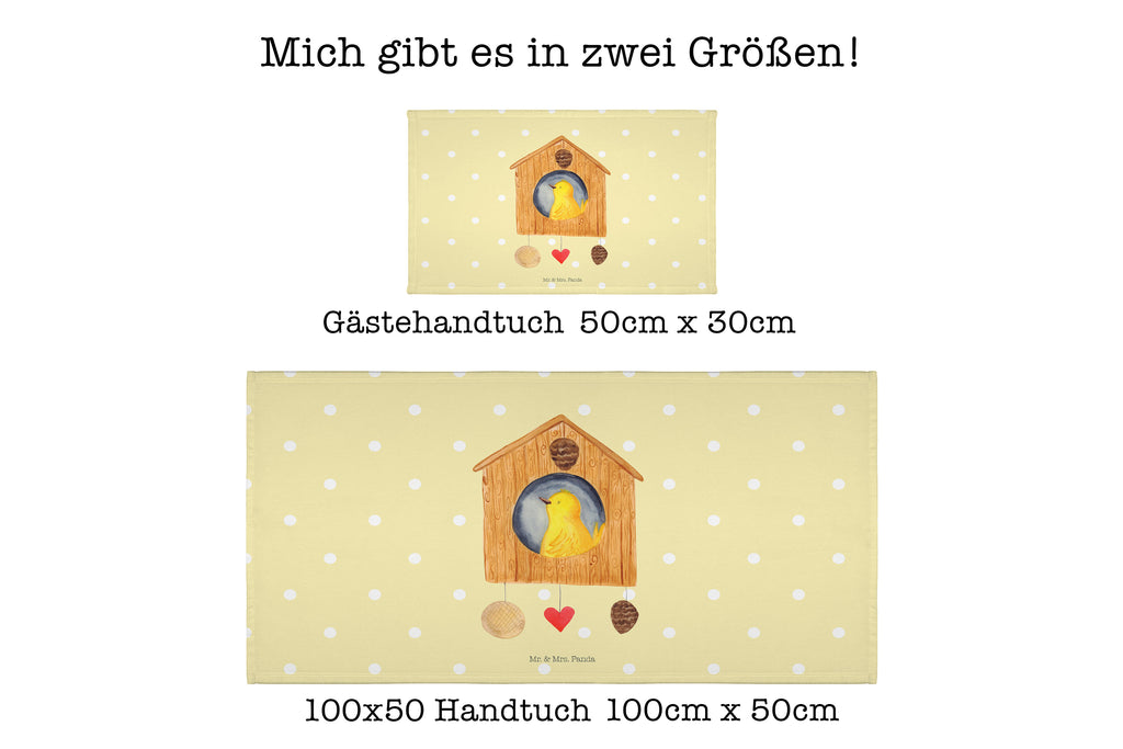 Handtuch Vogelhaus Home Handtuch, Badehandtuch, Badezimmer, Handtücher, groß, Kinder, Baby, Tiermotive, Gute Laune, lustige Sprüche, Tiere, Vogelhaus, Vogel, Home sweet Home, Einzug, Umzug, Geschenk, Einzugsgeschenk, Hausbau, Haus