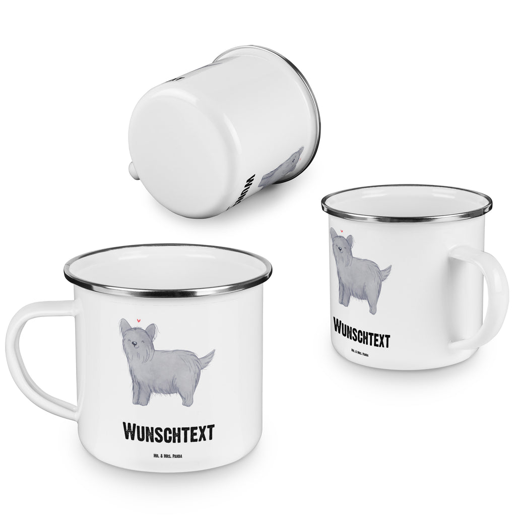 Personalisierte Emaille Tasse Skye Terrier Lebensretter Emaille Tasse personalisiert, Emaille Tasse mit Namen, Campingtasse personalisiert, Namenstasse, Campingtasse bedrucken, Campinggeschirr personalsisert, tasse mit namen, personalisierte tassen, personalisierte tasse, tasse selbst gestalten, tasse bedrucken, tassen bedrucken, Hund, Hunderasse, Rassehund, Hundebesitzer, Geschenk, Tierfreund, Schenken, Welpe, Skye Terrier, Terrier