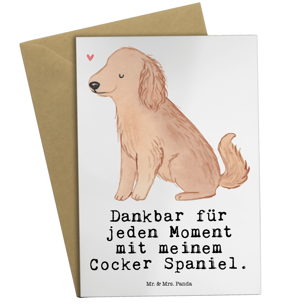 Grußkarte Cocker Spaniel Moment Grußkarte, Klappkarte, Einladungskarte, Glückwunschkarte, Hochzeitskarte, Geburtstagskarte, Karte, Ansichtskarten, Hund, Hunderasse, Rassehund, Hundebesitzer, Geschenk, Tierfreund, Schenken, Welpe, Englische Cockerspaniel, Cocker Spaniel