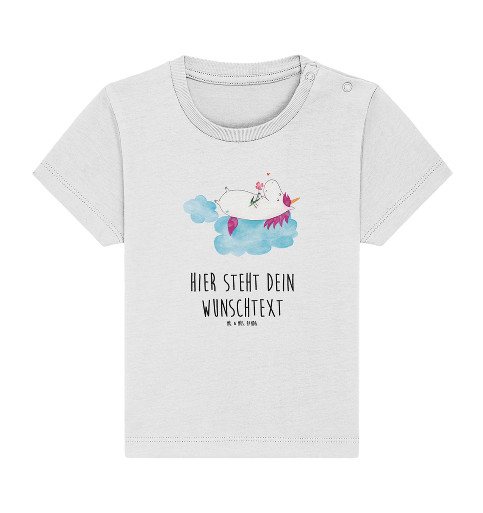 Personalisiertes Baby Shirt Einhorn Verliebt Personalisiertes Baby T-Shirt, Personalisiertes Jungen Baby T-Shirt, Personalisiertes Mädchen Baby T-Shirt, Personalisiertes Shirt, Einhorn, Einhörner, Einhorn Deko, Pegasus, Unicorn, verliebt, Liebe, Liebesbeweis, Freundin, Wolke