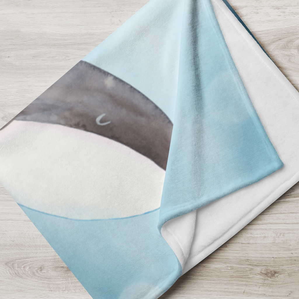 Babydecke Orca Babydecke, Babygeschenk, Geschenk Geburt, Babyecke Kuscheldecke, Krabbeldecke, Meerestiere, Meer, Urlaub, Orca, Orcas, Killerwal, Wal, Möglichkeiten, Büro, Arbeit, Motivation, Selbstliebe, Neustart, Startup