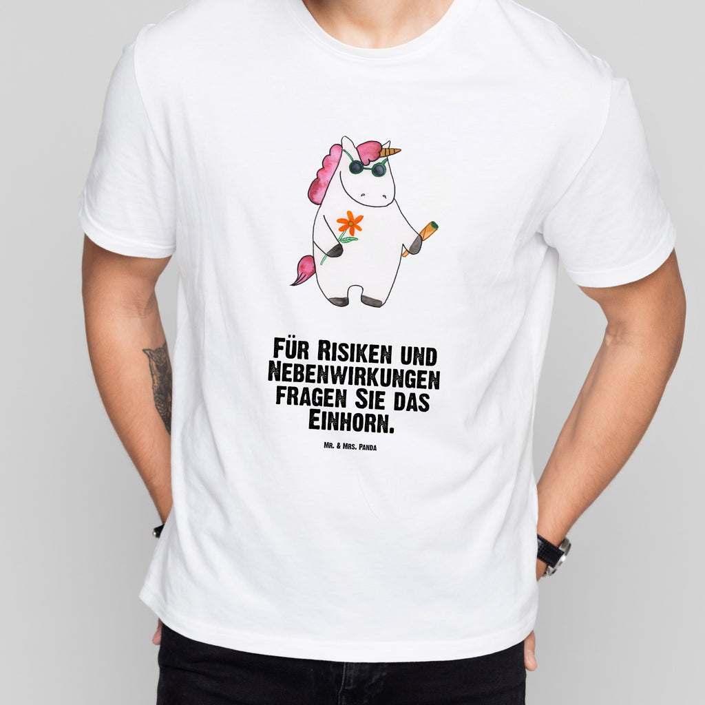 T-Shirt Standard Einhorn Woodstock T-Shirt, Shirt, Tshirt, Lustiges T-Shirt, T-Shirt mit Spruch, Party, Junggesellenabschied, Jubiläum, Geburstag, Herrn, Damen, Männer, Frauen, Schlafshirt, Nachthemd, Sprüche, Einhorn, Einhörner, Einhorn Deko, Pegasus, Unicorn, Kiffen, Joint, Zigarette, Alkohol, Spaß. lustig, witzig, Woodstock