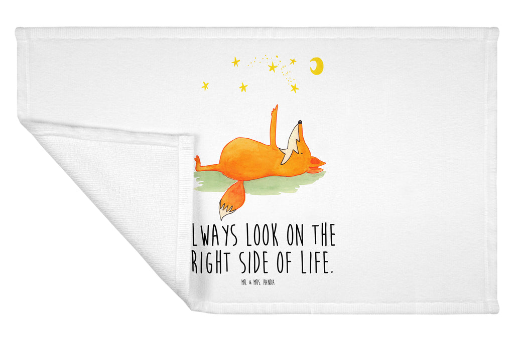 Handtuch Fuchs Sterne Handtuch, Badehandtuch, Badezimmer, Handtücher, groß, Kinder, Baby, Fuchs, Füchse, tröstende Worte, Spruch positiv, Spruch schön, Romantik, Always Look on the Bright Side of Life