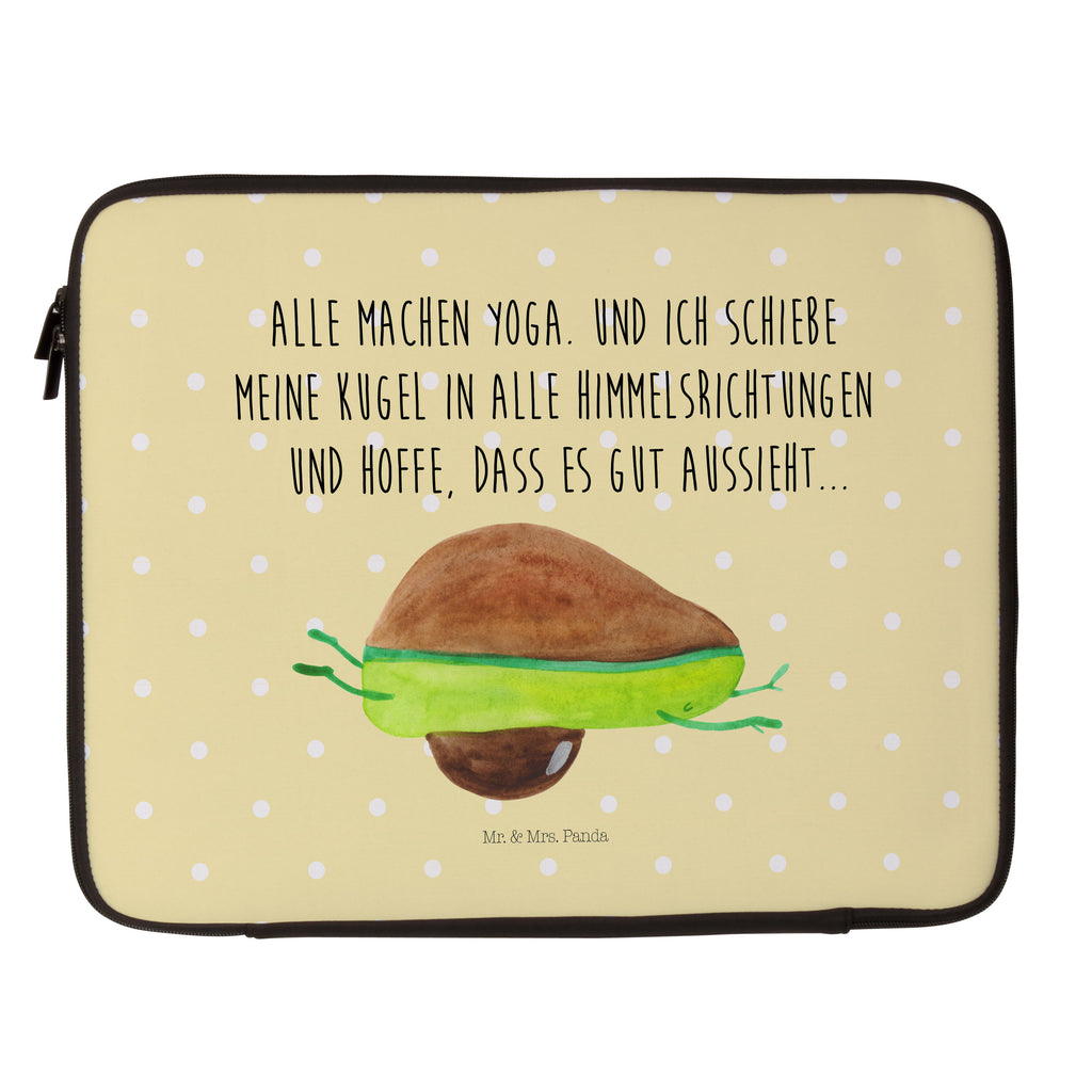 Notebook Tasche Avocado Yoga Notebook Tasche, Laptop, Computertasche, Tasche, Notebook-Tasche, Notebook-Reisehülle, Notebook Schutz, Avocado, Veggie, Vegan, Gesund, Avocado Yoga Vegan