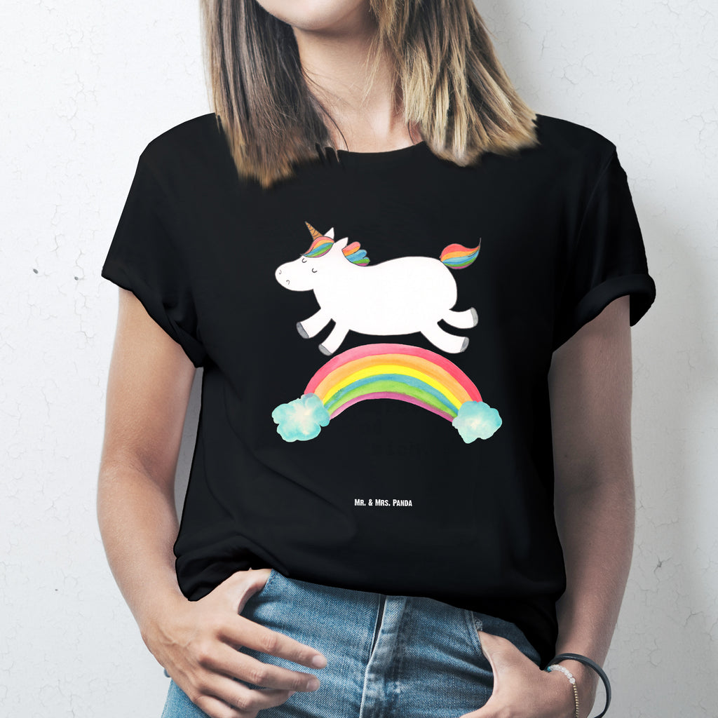 T-Shirt Standard Einhorn Regenbogen T-Shirt, Shirt, Tshirt, Lustiges T-Shirt, T-Shirt mit Spruch, Party, Junggesellenabschied, Jubiläum, Geburstag, Herrn, Damen, Männer, Frauen, Schlafshirt, Nachthemd, Sprüche, Einhorn, Einhörner, Einhorn Deko, Pegasus, Unicorn, Regenbogen, Glitzer, Einhornpower, Erwachsenwerden, Einhornautobahn