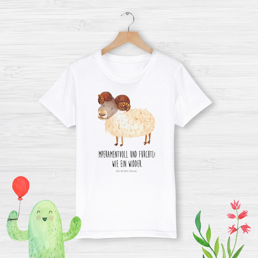 Organic Kinder T-Shirt Sternzeichen Widder Kinder T-Shirt, Kinder T-Shirt Mädchen, Kinder T-Shirt Jungen, Tierkreiszeichen, Sternzeichen, Horoskop, Astrologie, Aszendent, Widder Geschenk, Widder Sternzeichen, Geschenk März, Geschenk April, Geburtstag März, Geburtstag April, Bock, Schafbock