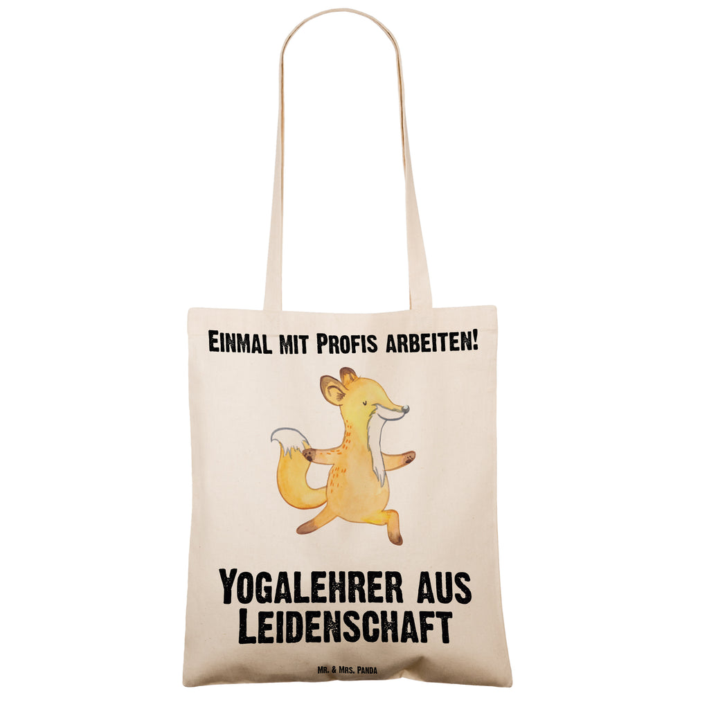 Tragetasche Yogalehrer aus Leidenschaft Beuteltasche, Beutel, Einkaufstasche, Jutebeutel, Stoffbeutel, Tasche, Shopper, Umhängetasche, Strandtasche, Schultertasche, Stofftasche, Tragetasche, Badetasche, Jutetasche, Einkaufstüte, Laptoptasche, Beruf, Ausbildung, Jubiläum, Abschied, Rente, Kollege, Kollegin, Geschenk, Schenken, Arbeitskollege, Mitarbeiter, Firma, Danke, Dankeschön