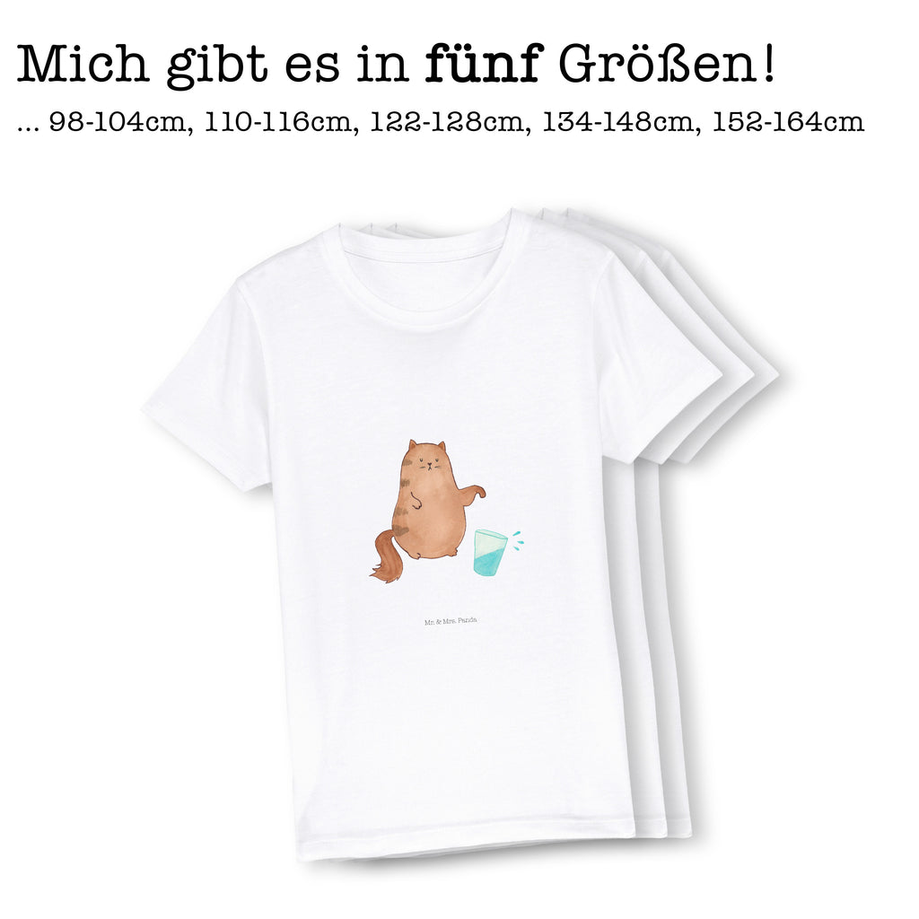 Organic Kinder T-Shirt Katze Wasserglas Kinder T-Shirt, Kinder T-Shirt Mädchen, Kinder T-Shirt Jungen, Katze, Katzenmotiv, Katzenfan, Katzendeko, Katzenfreund, Katzenliebhaber, Katzenprodukte, Katzenartikel, Katzenaccessoires, Katzensouvenirs, Katzenliebhaberprodukte, Katzenmotive, Katzen, Kater, Mietze, Cat, Cats, Katzenhalter, Katzenbesitzerin, Haustier, Wasser, Glas