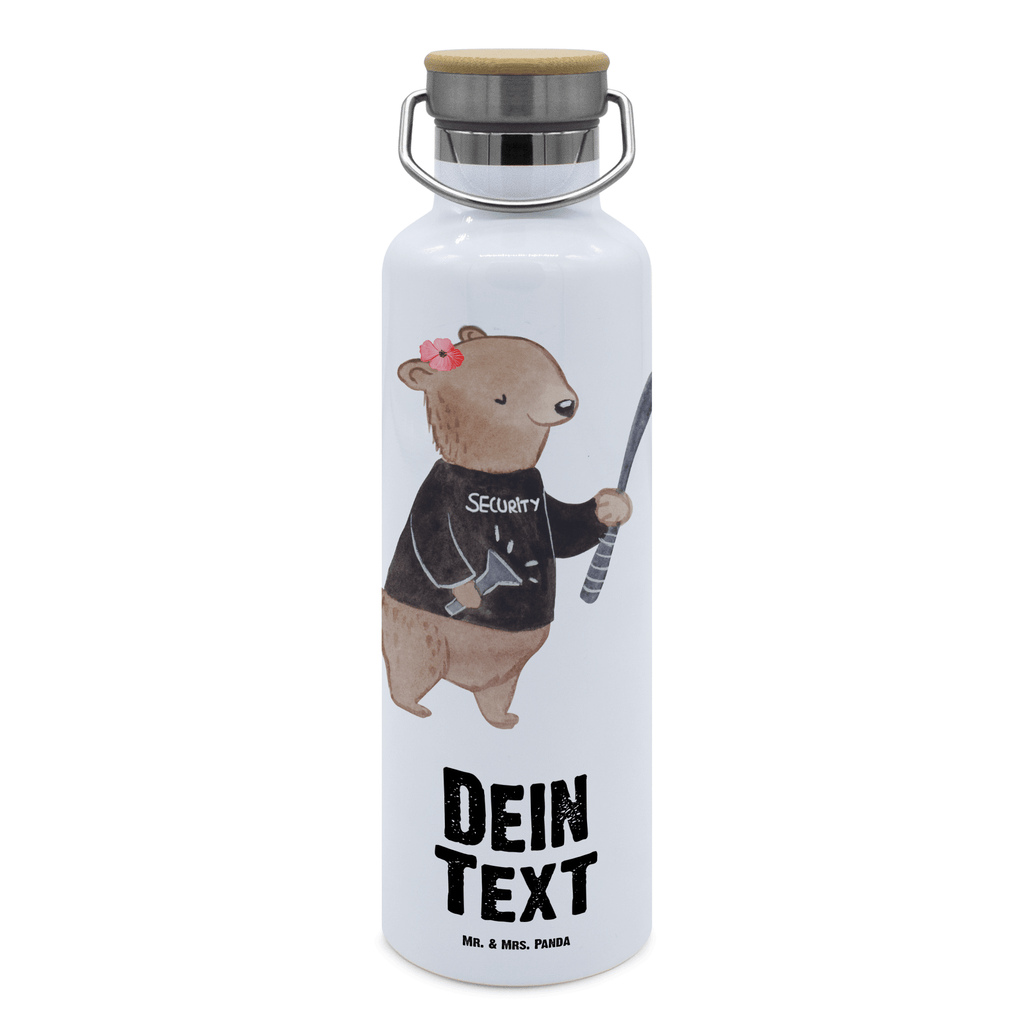 Personalisierte Trinkflasche Security Mitarbeiterin mit Herz Personalisierte Trinkflasche, Trinkflasche mit Namen, Trinkflasche bedrucken, Flasche personalisiert, Trinkflasch mit Aufdruck, Trinkflasche Werbegeschenk, Namensaufdruck Trinkflasche, Sportflasche personalisiert, Trinkflasche Sport, Beruf, Ausbildung, Jubiläum, Abschied, Rente, Kollege, Kollegin, Geschenk, Schenken, Arbeitskollege, Mitarbeiter, Firma, Danke, Dankeschön