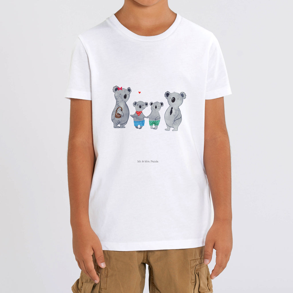 Organic Kinder T-Shirt Koala Familie zwei Kinder T-Shirt, Kinder T-Shirt Mädchen, Kinder T-Shirt Jungen, Familie, Vatertag, Muttertag, Bruder, Schwester, Mama, Papa, Oma, Opa, Koala, Koalabär, beste Familie, Familienzeit, Familienleben, Koalafamilie, Lieblingsfamilie