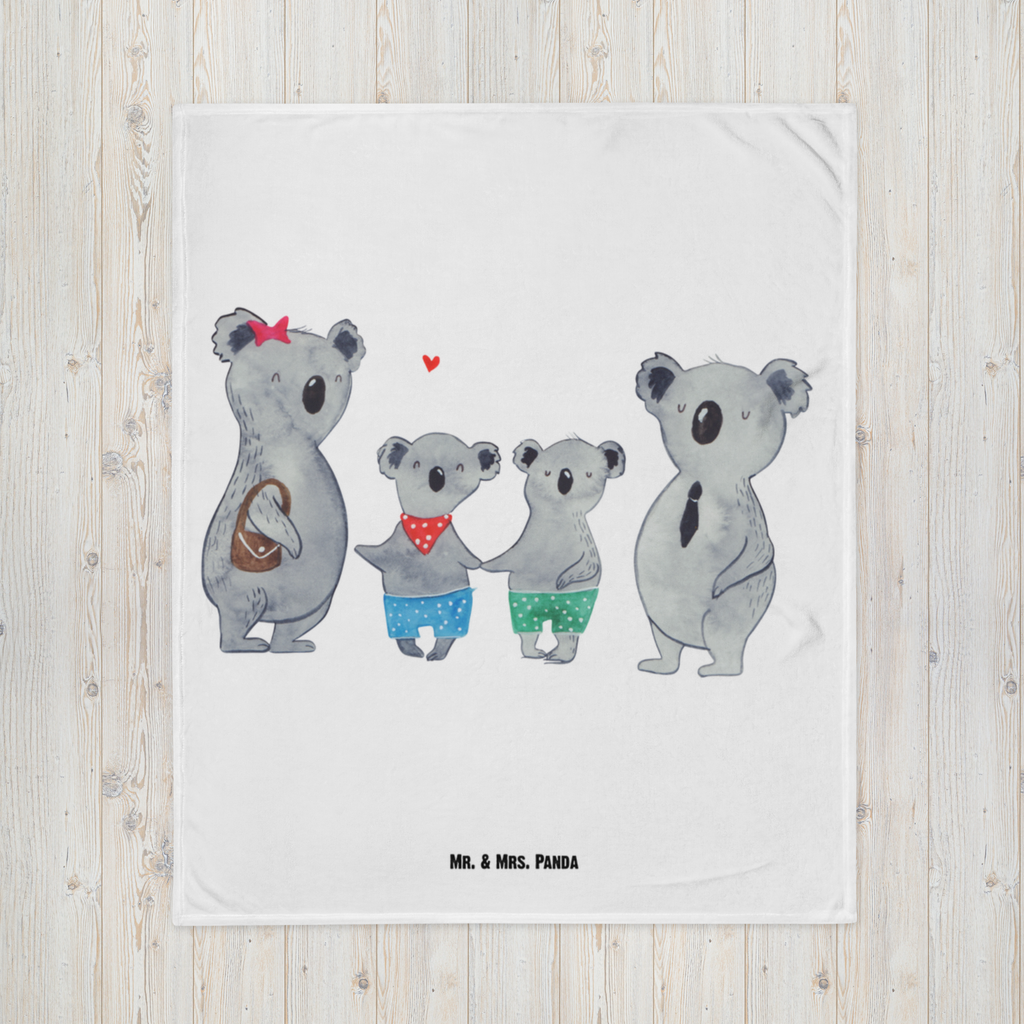 Kuscheldecke Koala Familie zwei