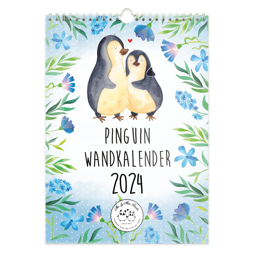 Mr. & Mrs. Panda Magnet Smörle Winterzeit - Eisblau - Geschenk, Whiteboard  Magnet, Weihnachte (1-St), Farbecht