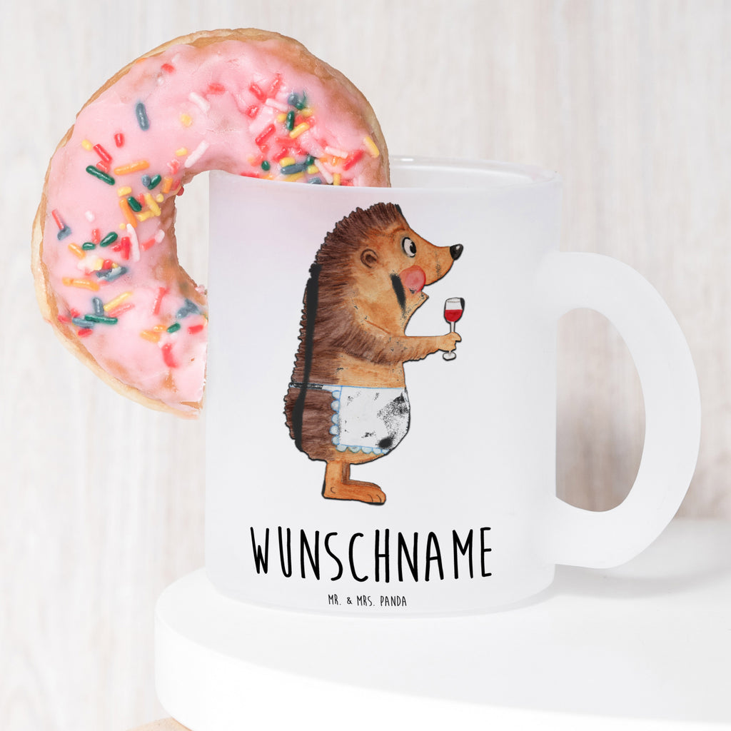 Personalisierte Teetasse Igel mit Wein Personalisierte Teetasse, Personalisiertes Teeglas, Personalisierter Teebecher, Personalisierte Glas Teetasse, Personalisierte Teetasse aus Glas, Teetasse mit Namen, Teeglas mit Namen, Teebecher mit Namen, Glas Teetasse mit Namen, Teetasse aus Glas mit Namen, Teetasse Wunschname, Teetasse selbst gestalten., Tiermotive, Gute Laune, lustige Sprüche, Tiere, Wein Spruch, Igel, Geschenk Weintrinker, Geschenk Weinliebhaber, Wein Deko, Weinglas, Rotwein, Weißwein, Wein trinken