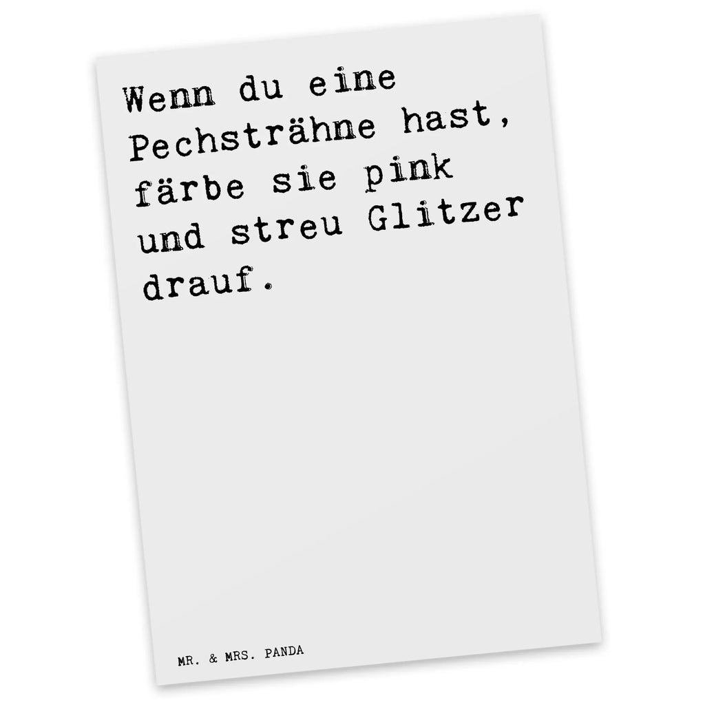 Postkarte Wenn du eine Pechsträhne... Postkarte, Karte, Geschenkkarte, Grußkarte, Einladung, Ansichtskarte, Geburtstagskarte, Einladungskarte, Dankeskarte, Ansichtskarten, Einladung Geburtstag, Einladungskarten Geburtstag, Spruch, Sprüche, lustige Sprüche, Weisheiten, Zitate, Spruch Geschenke, Spruch Sprüche Weisheiten Zitate Lustig Weisheit Worte