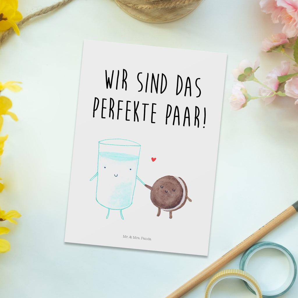 Postkarte Milch Keks Postkarte, Karte, Geschenkkarte, Grußkarte, Einladung, Ansichtskarte, Geburtstagskarte, Einladungskarte, Dankeskarte, Ansichtskarten, Einladung Geburtstag, Einladungskarten Geburtstag, Tiermotive, Gute Laune, lustige Sprüche, Tiere, Milk, Cookie, Milch, Keks, Kekse, Kaffee, Einladung Frühstück, Motiv süß, romantisch, perfektes Paar