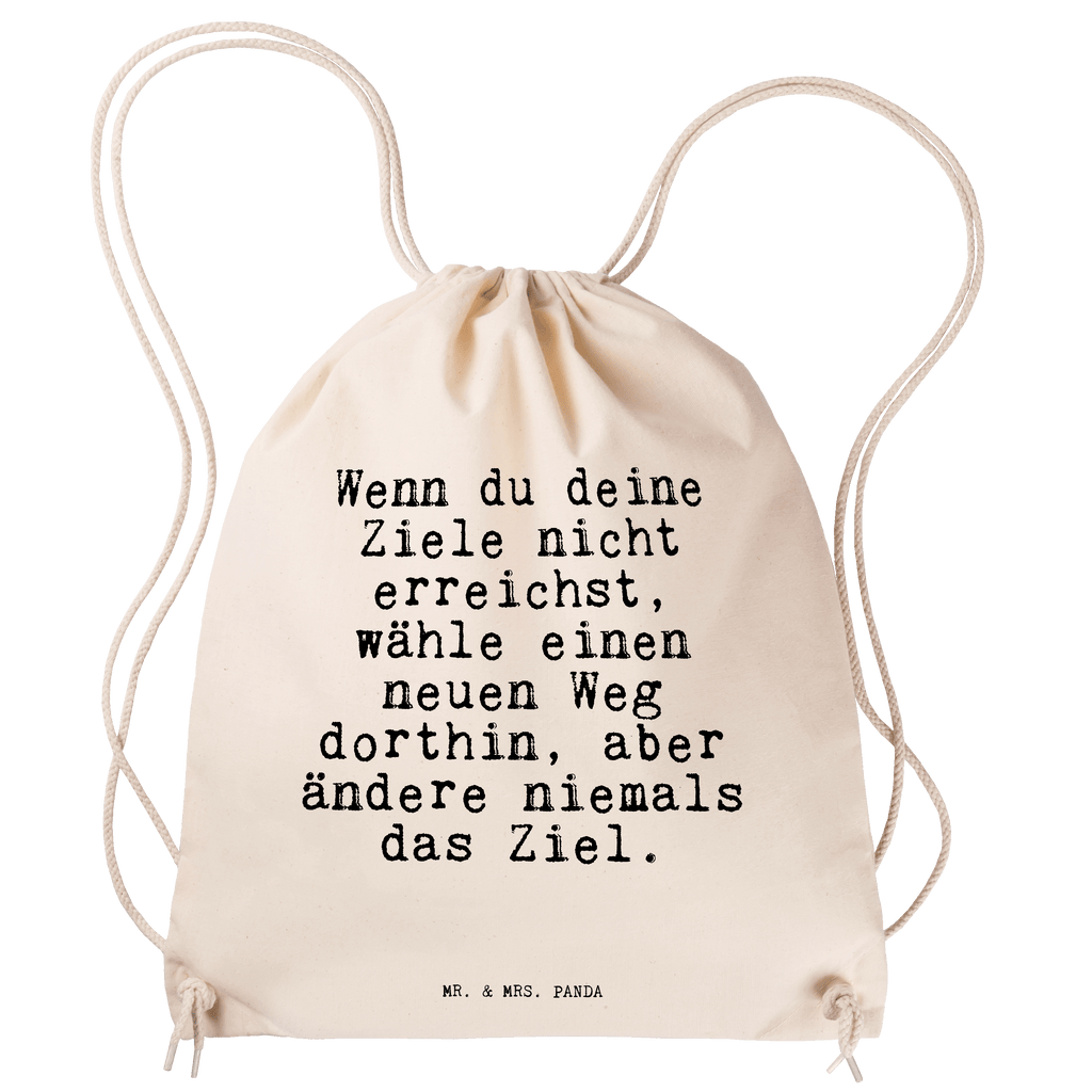 Sportbeutel Wenn du deine Ziele... Sportbeutel, Turnbeutel, Beutel, Sporttasche, Tasche, Stoffbeutel, Sportbeutel Kinder, Gymsack, Beutel Rucksack, Kleine Sporttasche, Sportzubehör, Turnbeutel Baumwolle, Spruch, Sprüche, lustige Sprüche, Weisheiten, Zitate, Spruch Geschenke, Spruch Sprüche Weisheiten Zitate Lustig Weisheit Worte