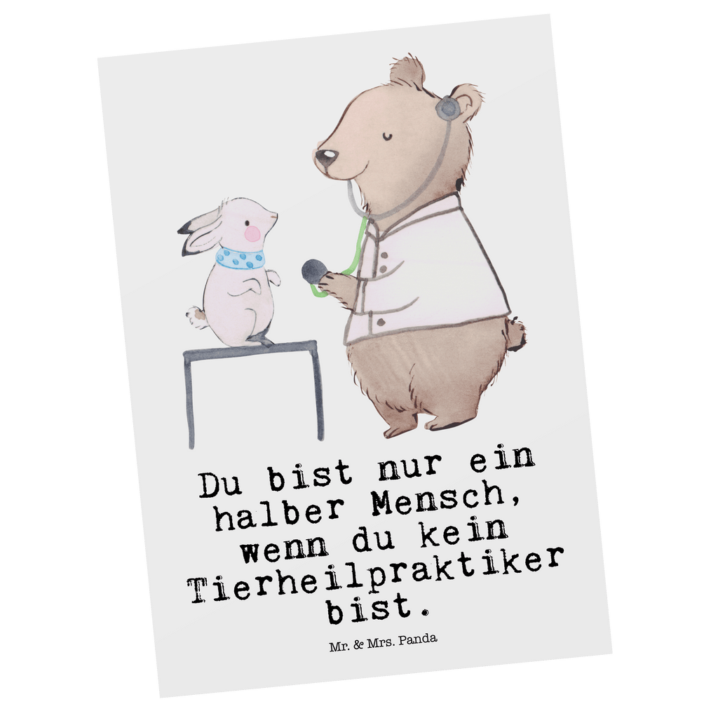 Postkarte Tierheilpraktiker mit Herz Postkarte, Karte, Geschenkkarte, Grußkarte, Einladung, Ansichtskarte, Geburtstagskarte, Einladungskarte, Dankeskarte, Ansichtskarten, Einladung Geburtstag, Einladungskarten Geburtstag, Beruf, Ausbildung, Jubiläum, Abschied, Rente, Kollege, Kollegin, Geschenk, Schenken, Arbeitskollege, Mitarbeiter, Firma, Danke, Dankeschön