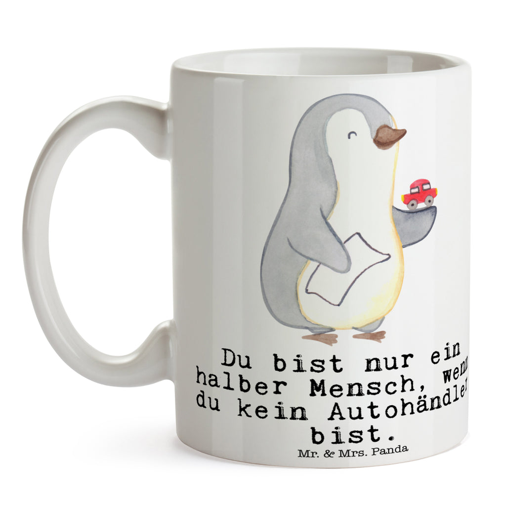 Tasse Autohändler mit Herz Tasse, Kaffeetasse, Teetasse, Becher, Kaffeebecher, Teebecher, Keramiktasse, Porzellantasse, Büro Tasse, Geschenk Tasse, Tasse Sprüche, Tasse Motive, Kaffeetassen, Tasse bedrucken, Designer Tasse, Cappuccino Tassen, Schöne Teetassen, Beruf, Ausbildung, Jubiläum, Abschied, Rente, Kollege, Kollegin, Geschenk, Schenken, Arbeitskollege, Mitarbeiter, Firma, Danke, Dankeschön, Autohändler, Eröffnung Autohaus, Autohandel, Gebrauchtwagenhändler, Autoverkäufer