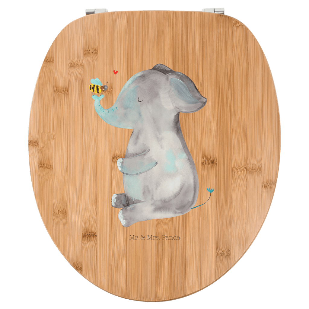 Motiv WC Sitz Elefant Biene Klobrille, Klodeckel, Toilettendeckel, WC-Sitz, Toilette, Tiermotive, Gute Laune, lustige Sprüche, Tiere, Elefant, Biene, Liebe, Liebesbeweis, Jahrestag, Liebesgeschenk, Heiratsantrag, Hochzeitsgeschenk, Liebesspruch