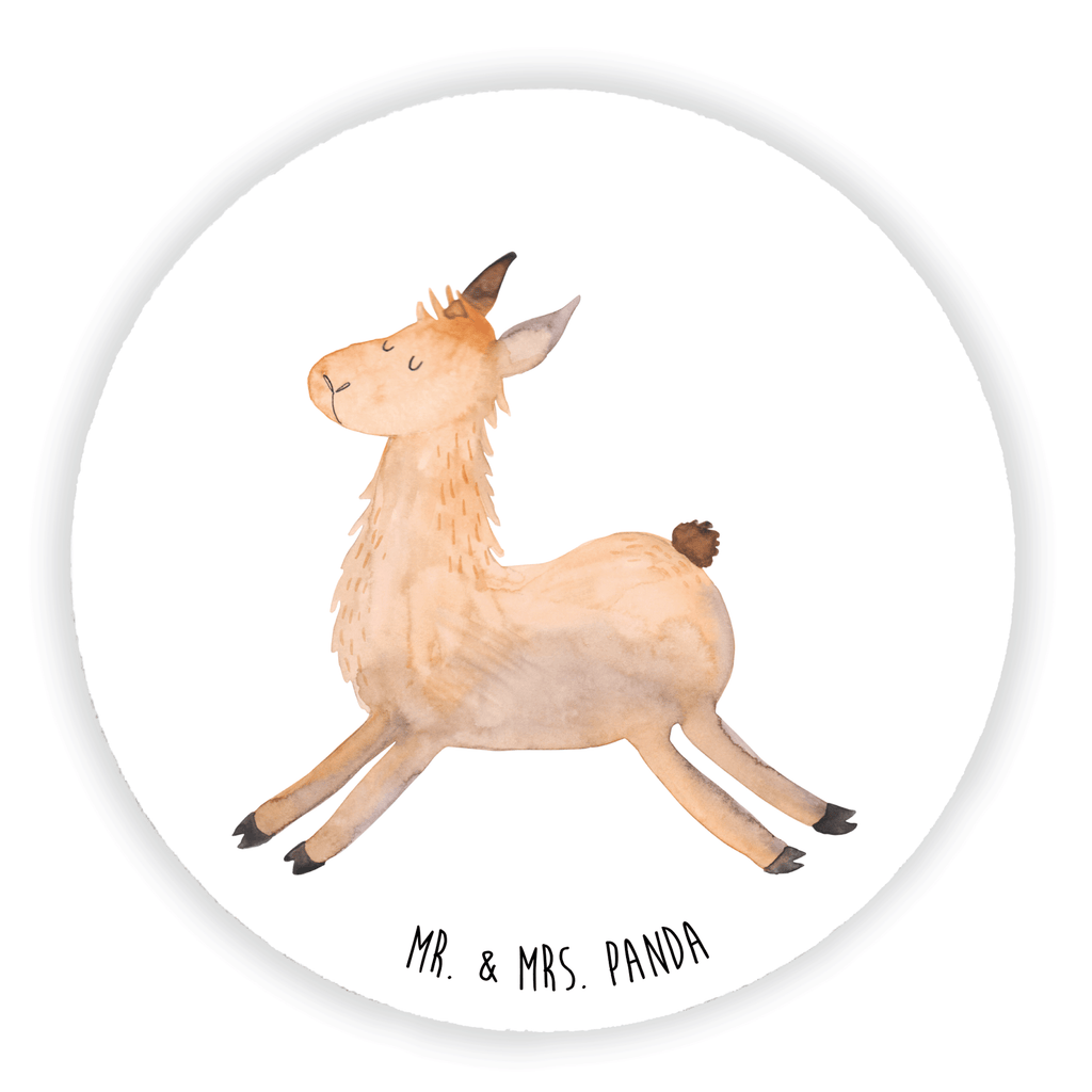 Rund Magnet Lama Springen Kühlschrankmagnet, Pinnwandmagnet, Souvenir Magnet, Motivmagnete, Dekomagnet, Whiteboard Magnet, Notiz Magnet, Kühlschrank Dekoration, Lama, Alpaka, Lamas, Lieblingstag, Happy day, fröhlich, Glück, Freundin, Liebeskummer, Neustart, guten Morgen, Start, Prüfung, Abitur