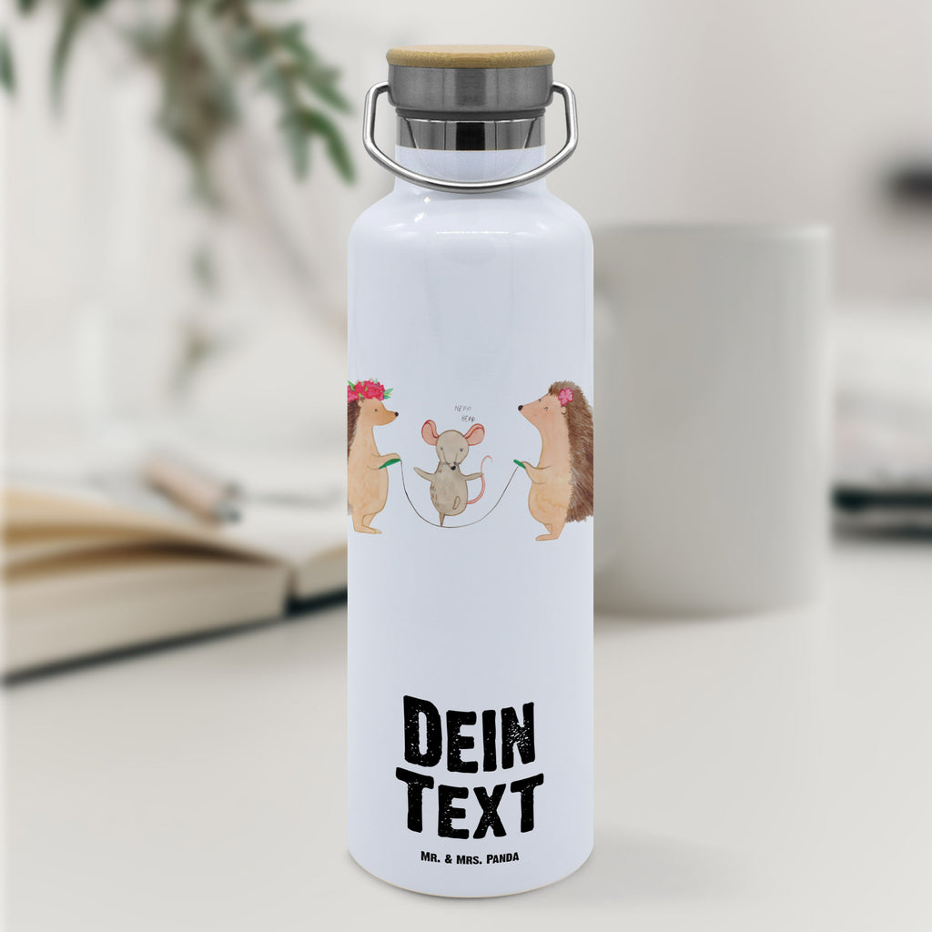 Personalisierte Trinkflasche Igel Seilhüpfen Personalisierte Trinkflasche, Trinkflasche mit Namen, Trinkflasche bedrucken, Flasche personalisiert, Trinkflasch mit Aufdruck, Trinkflasche Werbegeschenk, Namensaufdruck Trinkflasche, Sportflasche personalisiert, Trinkflasche Sport, Tiermotive, Gute Laune, lustige Sprüche, Tiere, Igel, Maus, Seilspringen, Seilhüpfen, Kinder, Kindergarten