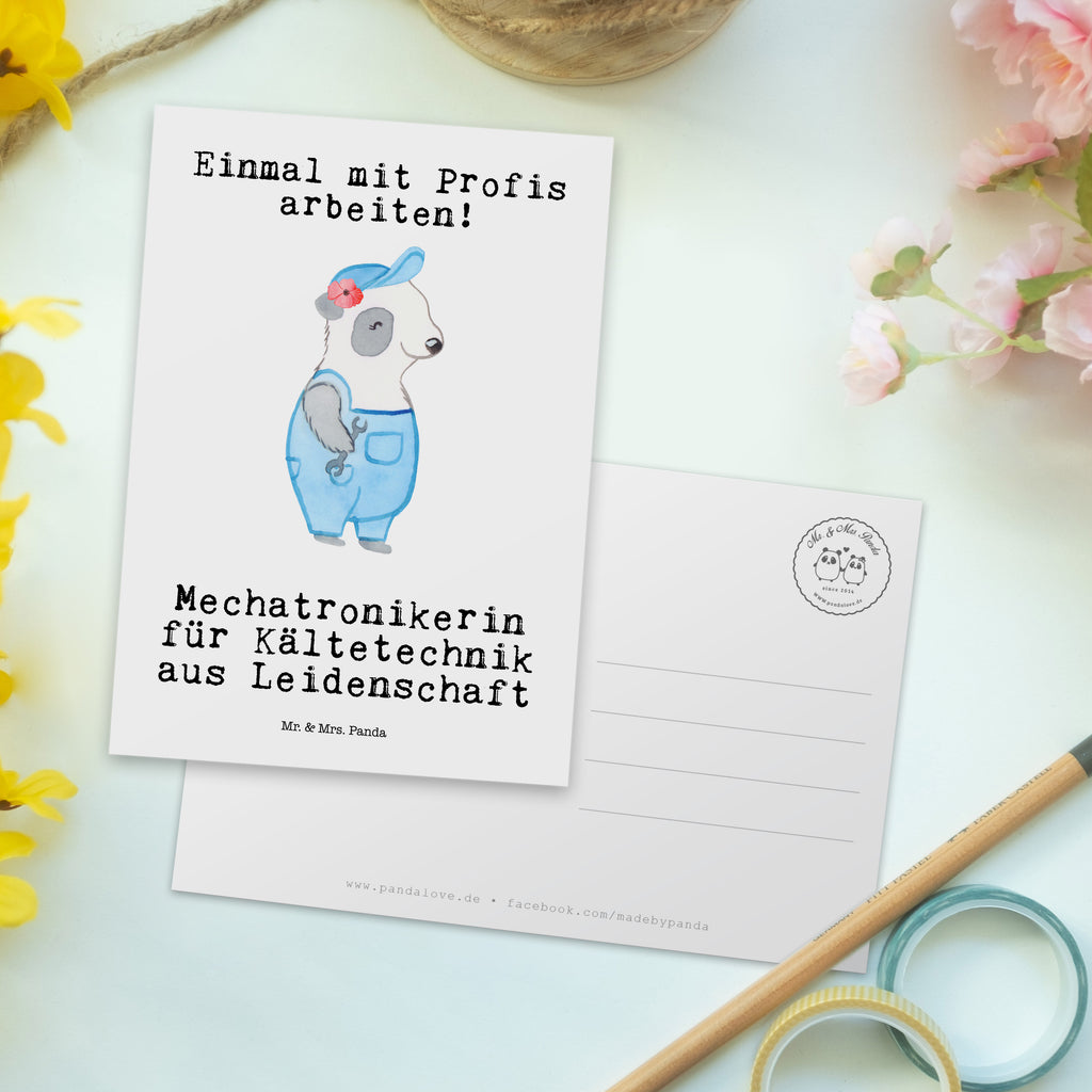 Postkarte Mechatronikerin für Kältetechnik aus Leidenschaft Postkarte, Karte, Geschenkkarte, Grußkarte, Einladung, Ansichtskarte, Geburtstagskarte, Einladungskarte, Dankeskarte, Ansichtskarten, Einladung Geburtstag, Einladungskarten Geburtstag, Beruf, Ausbildung, Jubiläum, Abschied, Rente, Kollege, Kollegin, Geschenk, Schenken, Arbeitskollege, Mitarbeiter, Firma, Danke, Dankeschön, Mechatronikerin für Kältetechnik, Gesellenprüfung