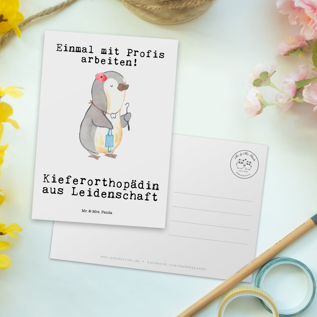 Postkarte Kieferorthopädin aus Leidenschaft Postkarte, Karte, Geschenkkarte, Grußkarte, Einladung, Ansichtskarte, Geburtstagskarte, Einladungskarte, Dankeskarte, Ansichtskarten, Einladung Geburtstag, Einladungskarten Geburtstag, Beruf, Ausbildung, Jubiläum, Abschied, Rente, Kollege, Kollegin, Geschenk, Schenken, Arbeitskollege, Mitarbeiter, Firma, Danke, Dankeschön