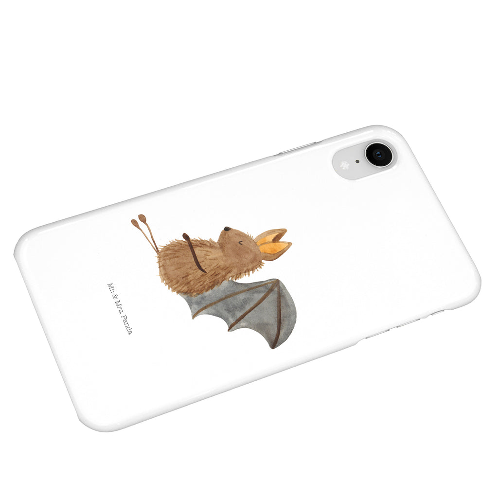 Handyhülle Fledermaus Sitzen Handyhülle, Handycover, Cover, Handy, Hülle, Iphone 10, Iphone X, Tiermotive, Gute Laune, lustige Sprüche, Tiere, Fledermaus, Fledermäuse, Motivation, entspannen