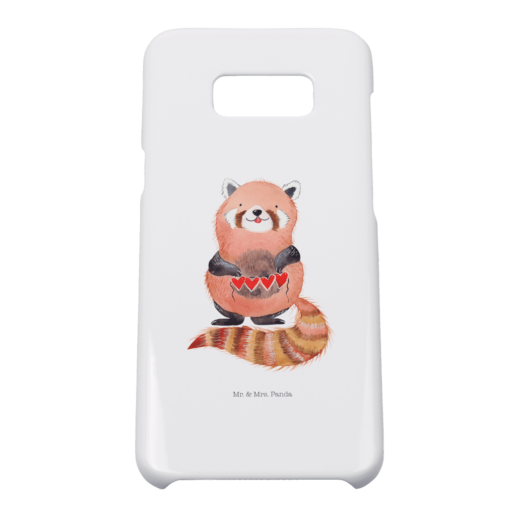 Handyhülle Roter Panda Handyhülle, Handycover, Cover, Handy, Hülle, Iphone 10, Iphone X, Tiermotive, Gute Laune, lustige Sprüche, Tiere, Panda, Liebe, Rot, Herz, Liebling, Lieblingsmensch